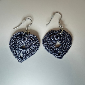 Silver Crochet Earrings