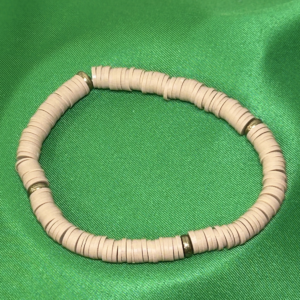 Taupe Elastic Bracelets